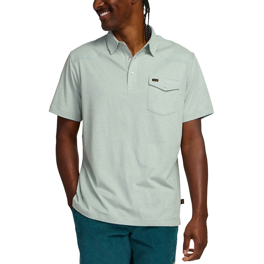 Howler Ranchero Polo Shirt Men's in Seafoam